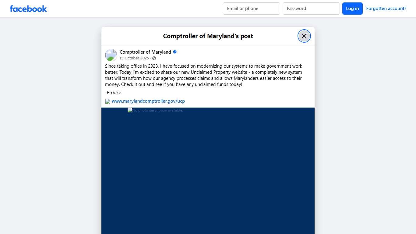 Since taking office in 2023, I... - Comptroller of Maryland Facebook
